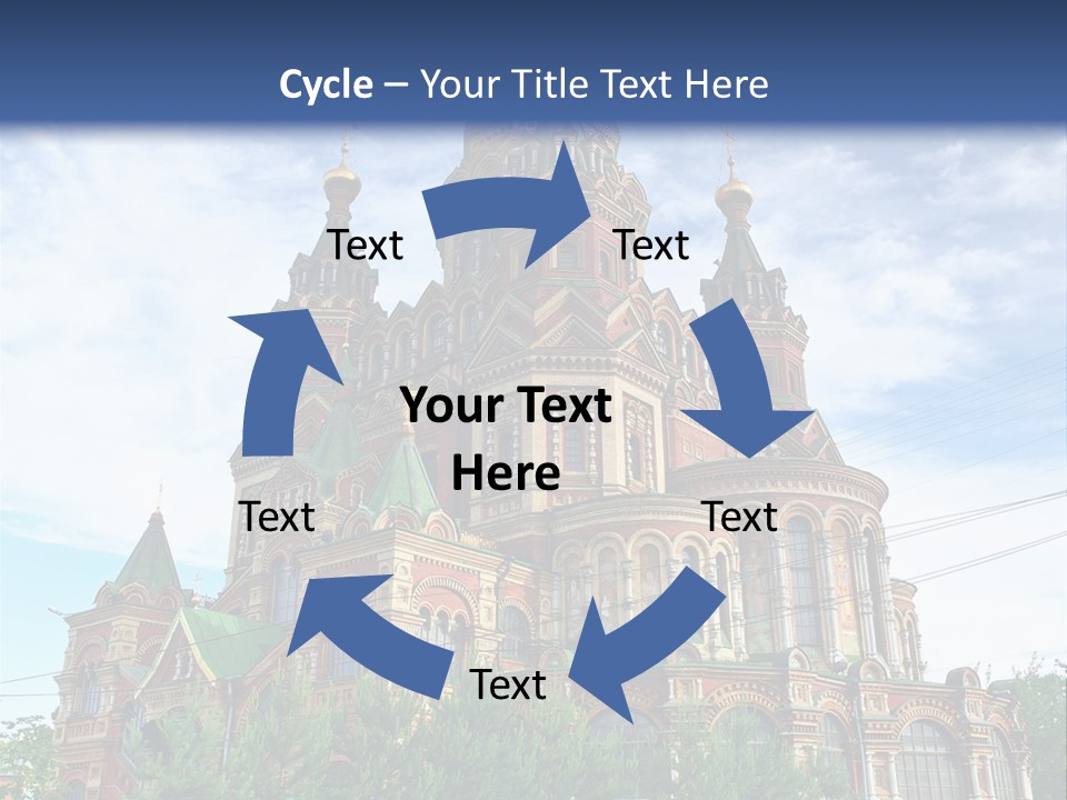 Petersburg Temple Heritage PowerPoint Template