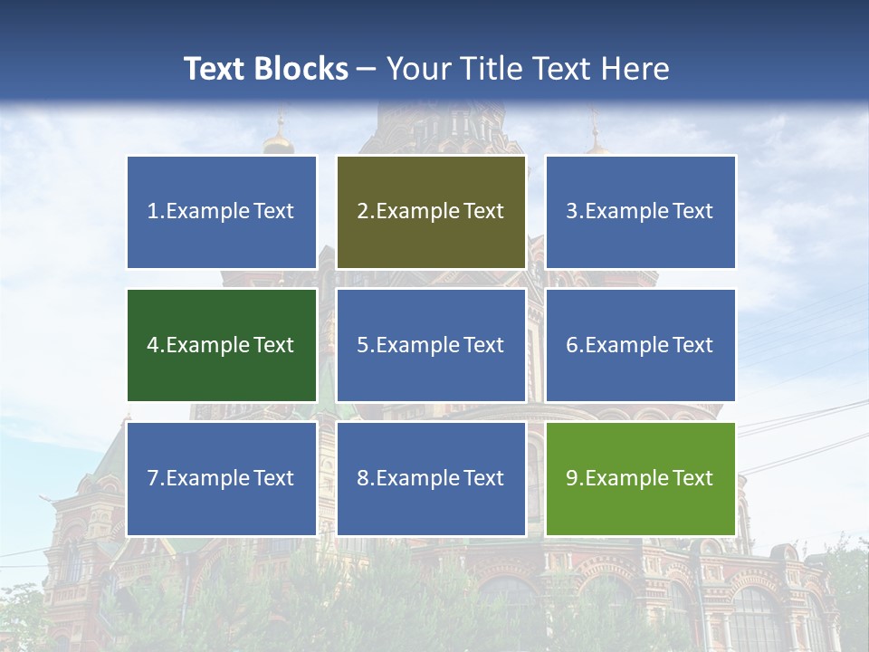 Petersburg Temple Heritage PowerPoint Template