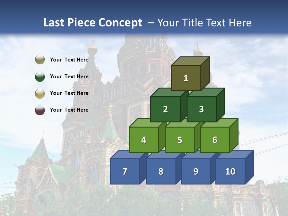 Petersburg Temple Heritage PowerPoint Template