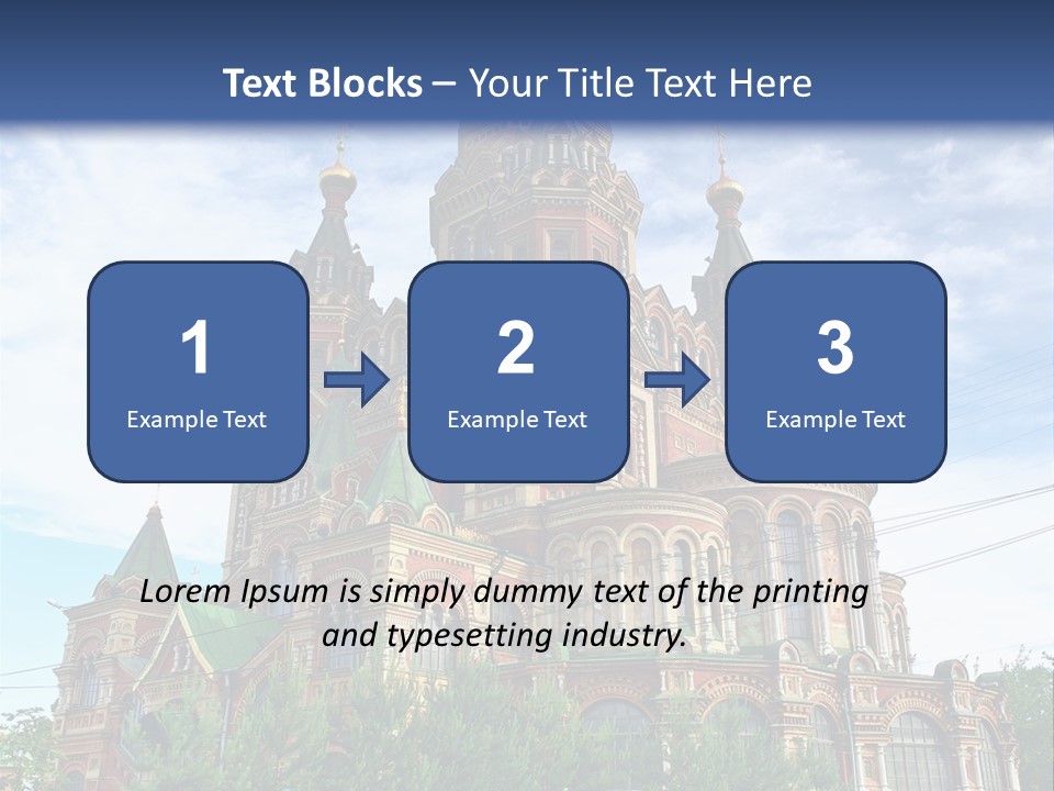 Petersburg Temple Heritage PowerPoint Template