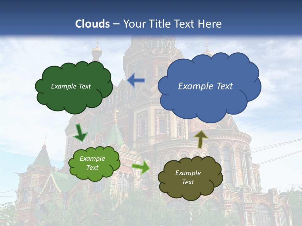Petersburg Temple Heritage PowerPoint Template
