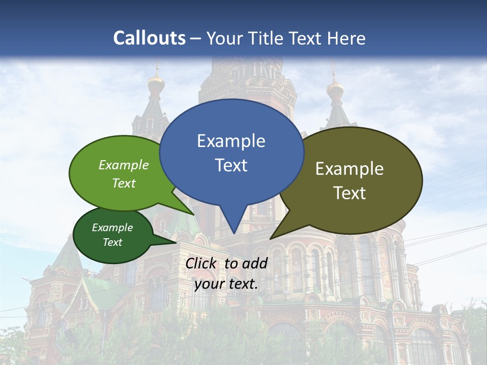 Petersburg Temple Heritage PowerPoint Template
