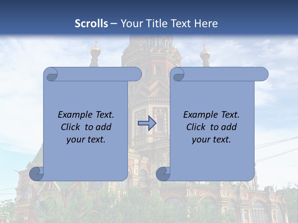 Petersburg Temple Heritage PowerPoint Template
