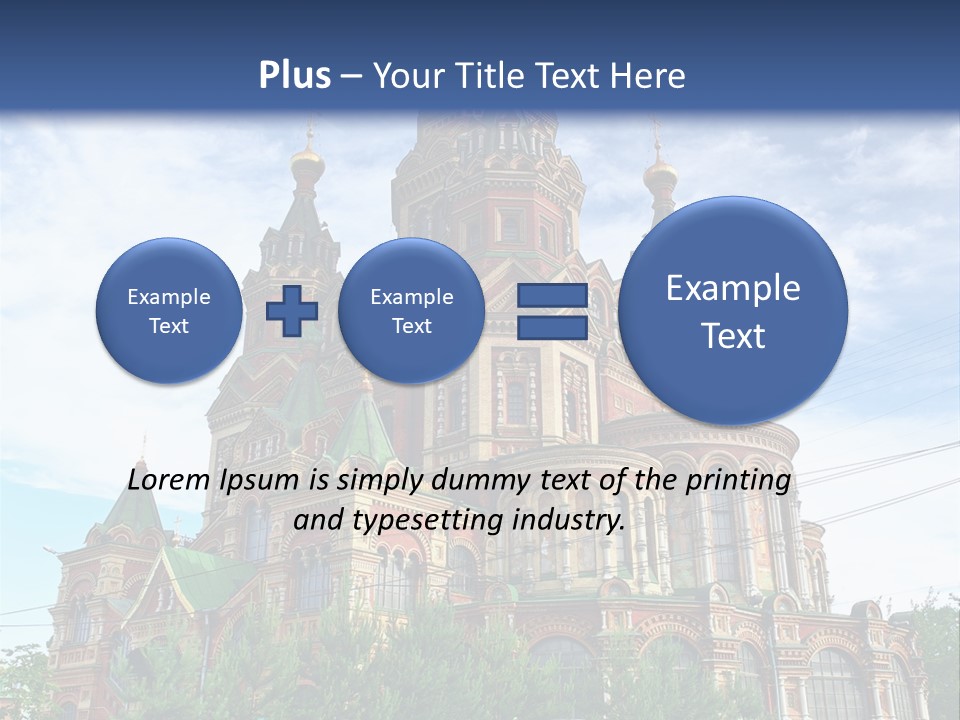 Petersburg Temple Heritage PowerPoint Template