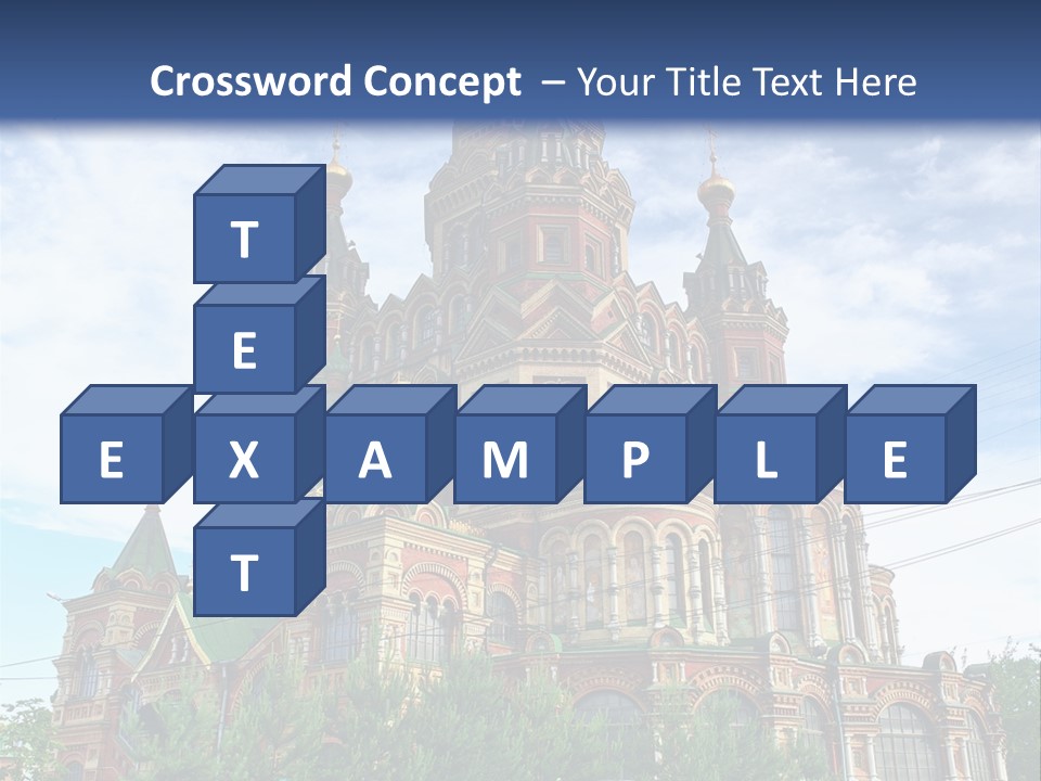 Petersburg Temple Heritage PowerPoint Template