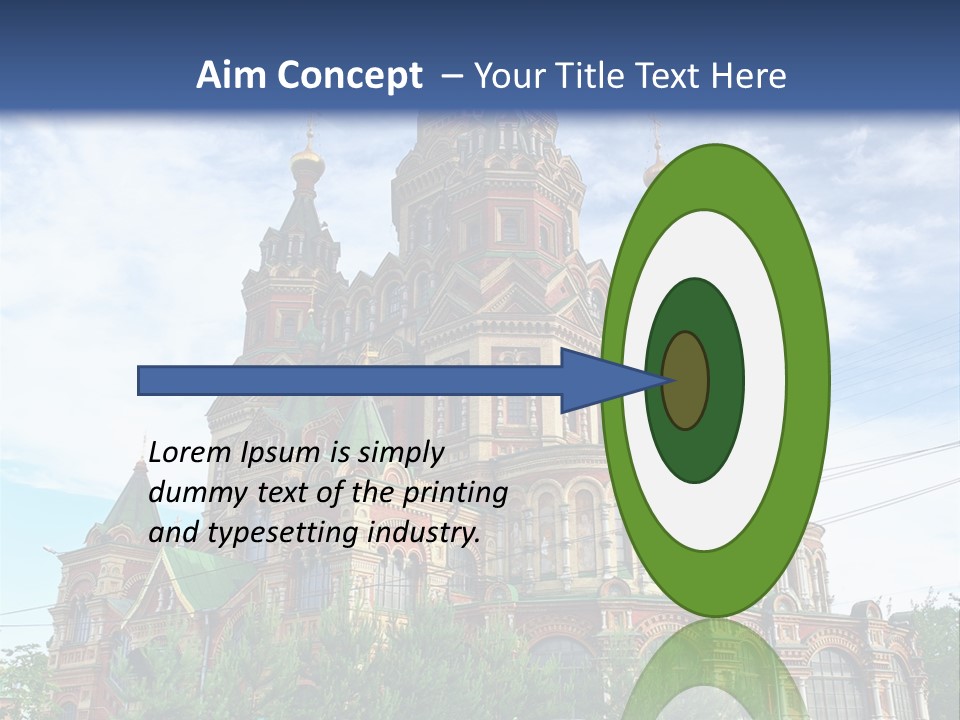 Petersburg Temple Heritage PowerPoint Template