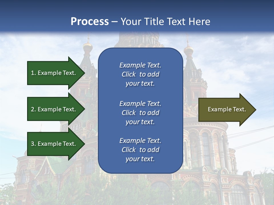 Petersburg Temple Heritage PowerPoint Template