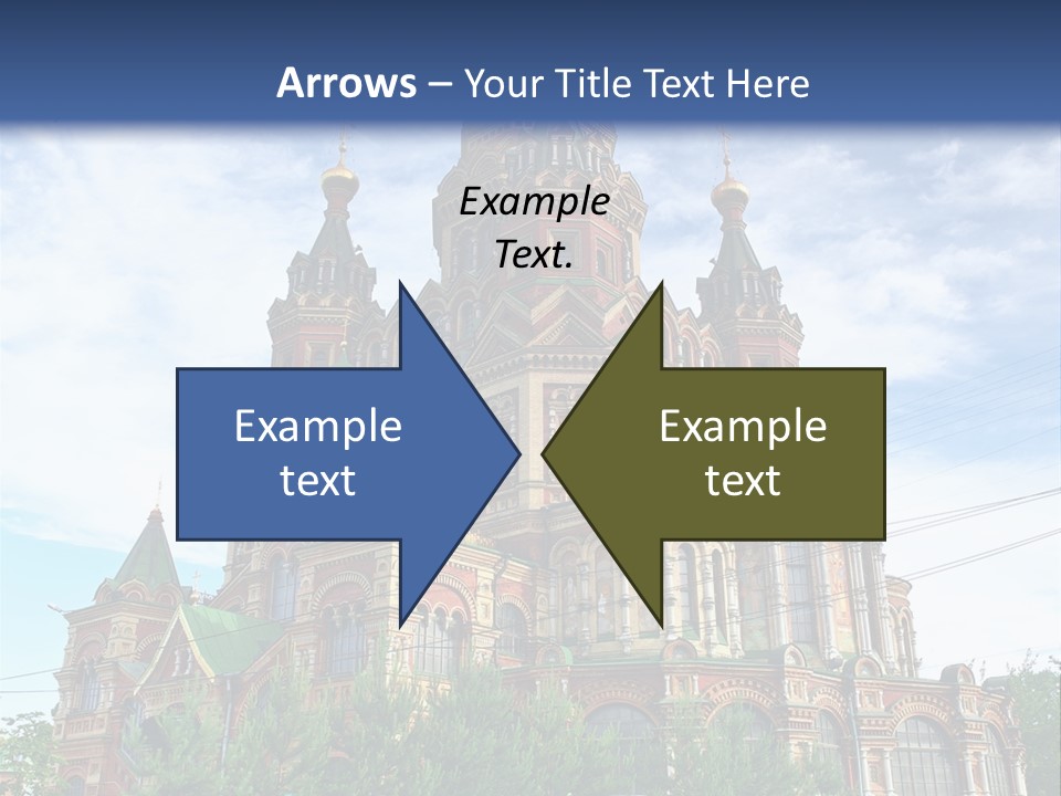 Petersburg Temple Heritage PowerPoint Template