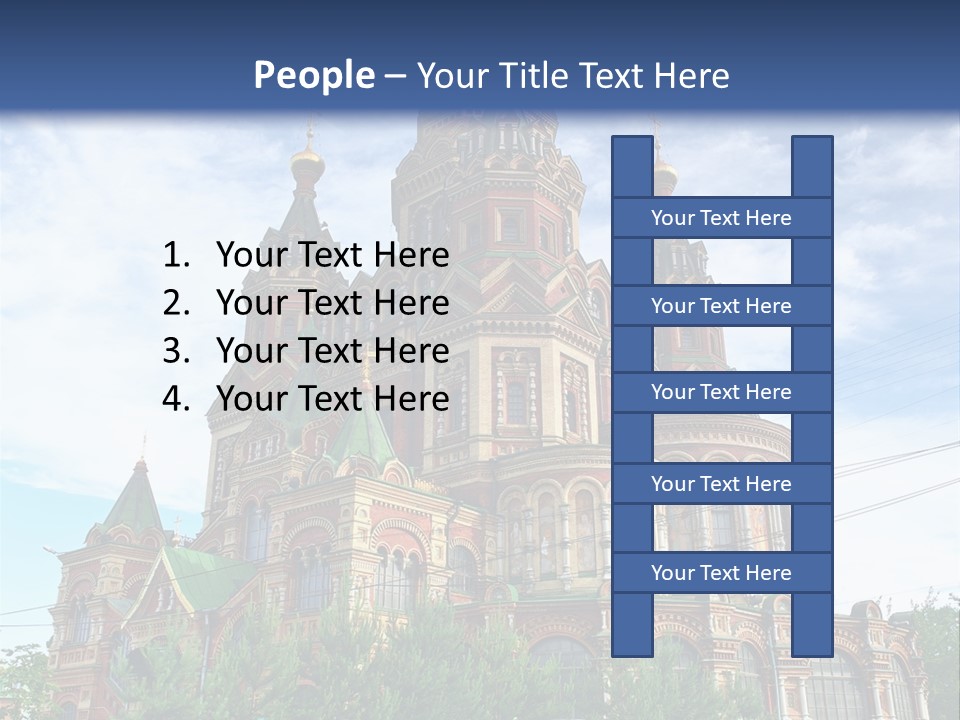 Petersburg Temple Heritage PowerPoint Template