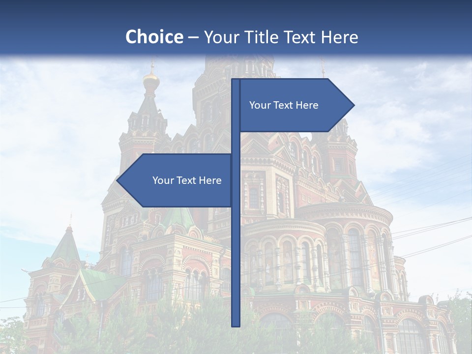 Petersburg Temple Heritage PowerPoint Template