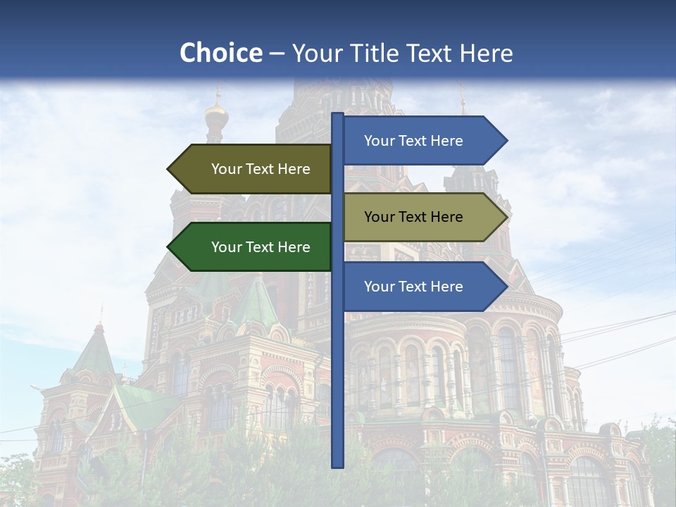 Petersburg Temple Heritage PowerPoint Template