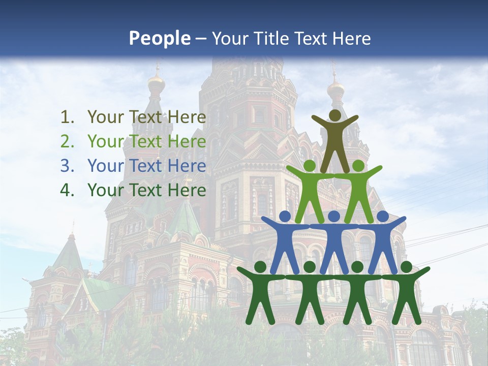 Petersburg Temple Heritage PowerPoint Template