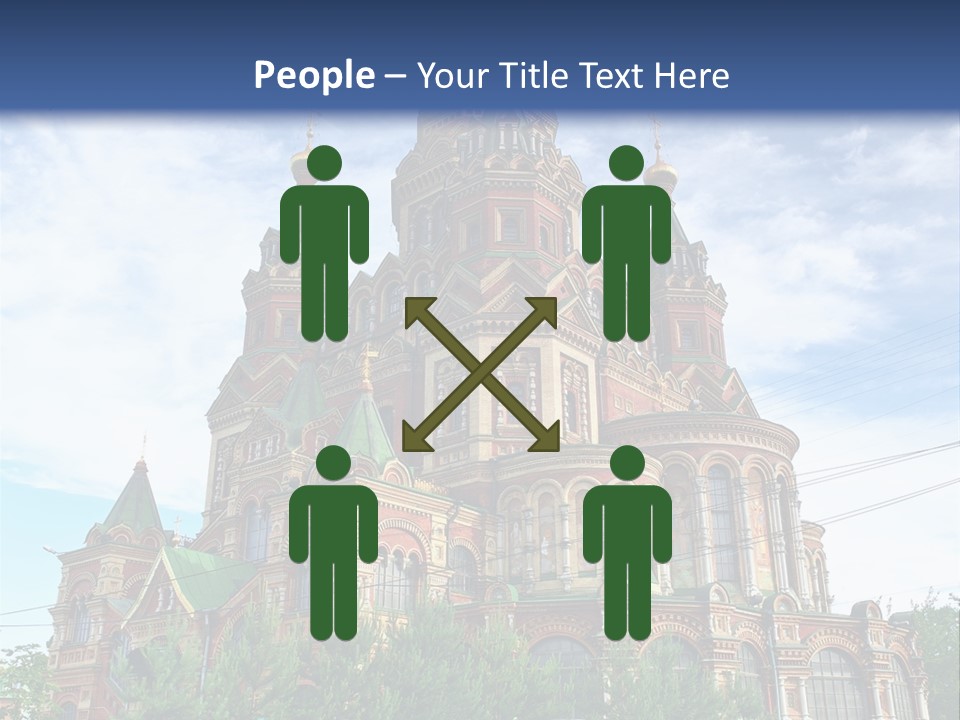 Petersburg Temple Heritage PowerPoint Template