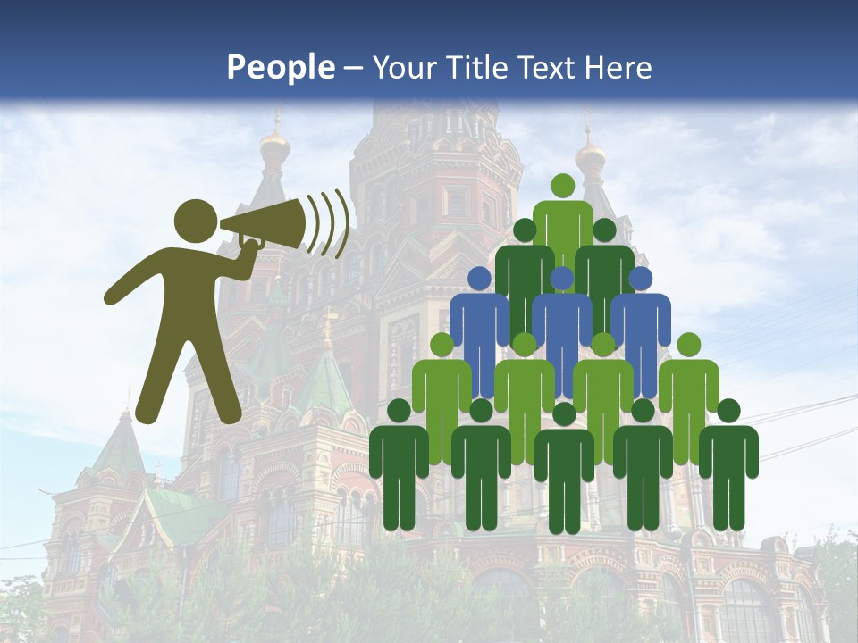 Petersburg Temple Heritage PowerPoint Template