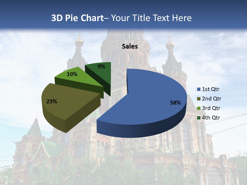 Petersburg Temple Heritage PowerPoint Template