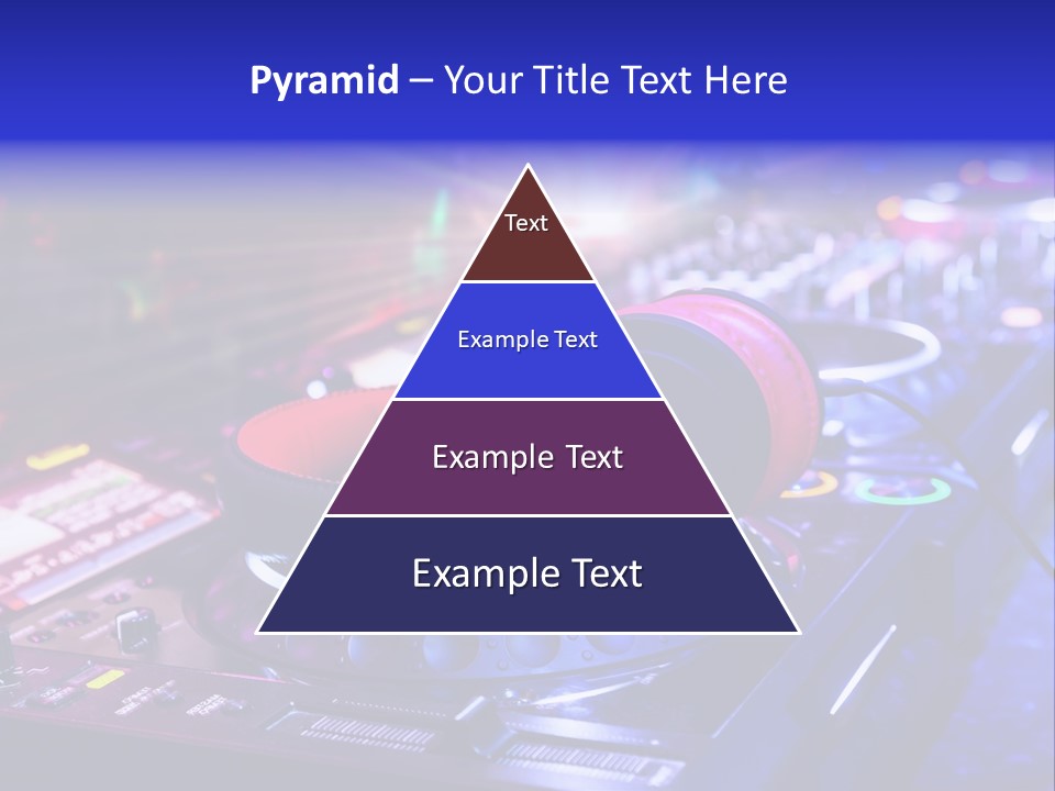 Buttons Nightlife Disc PowerPoint Template