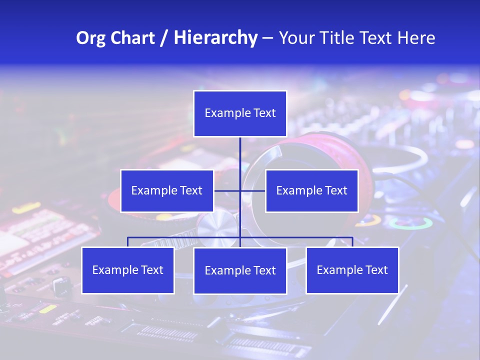 Buttons Nightlife Disc PowerPoint Template