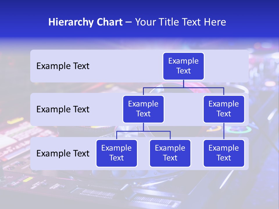 Buttons Nightlife Disc PowerPoint Template
