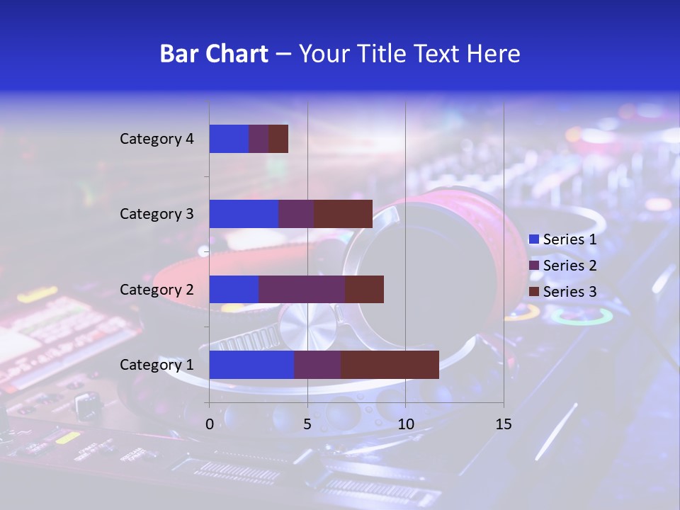 Buttons Nightlife Disc PowerPoint Template