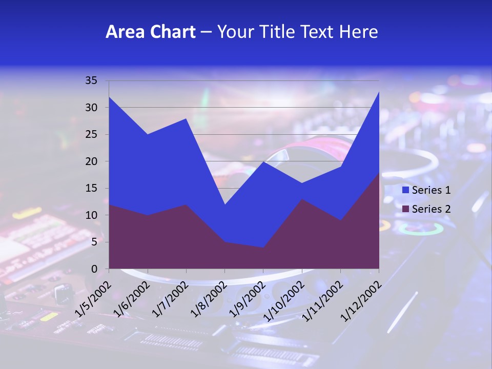 Buttons Nightlife Disc PowerPoint Template