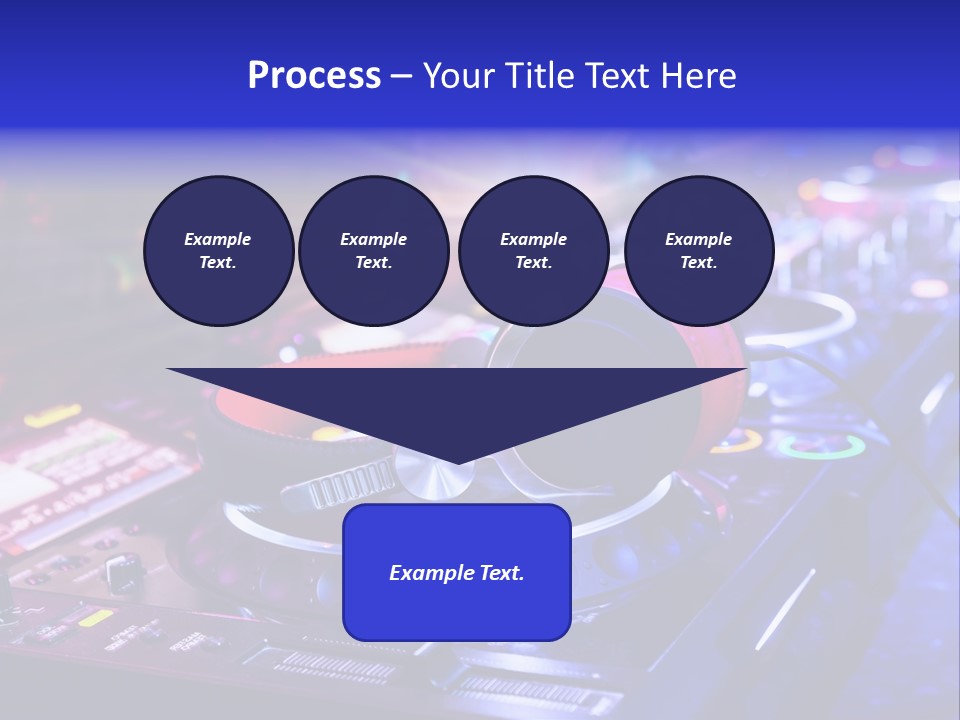 Buttons Nightlife Disc PowerPoint Template