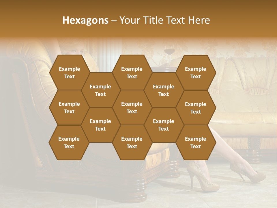 Naked Corselet Woman PowerPoint Template