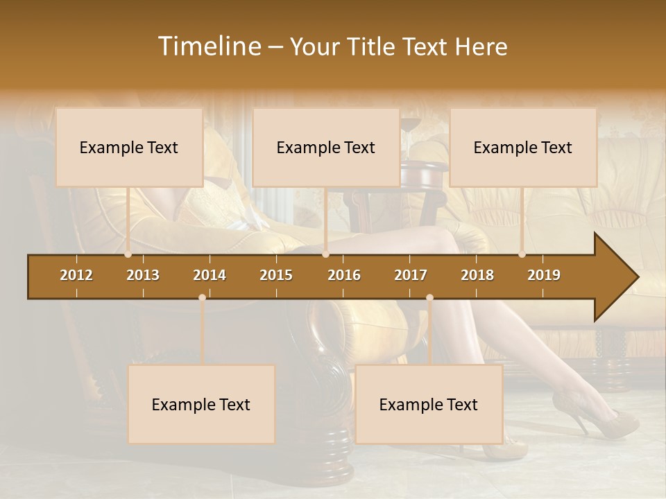 Naked Corselet Woman PowerPoint Template