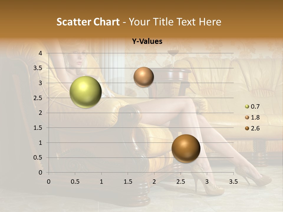 Naked Corselet Woman PowerPoint Template