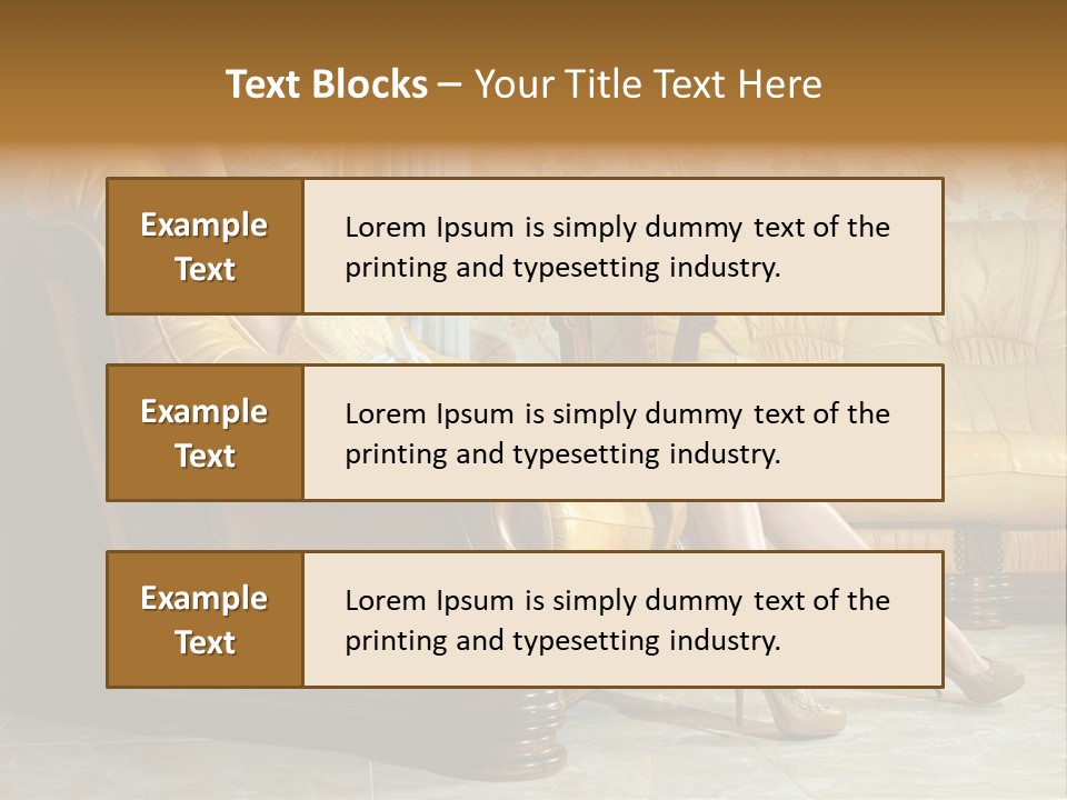 Naked Corselet Woman PowerPoint Template