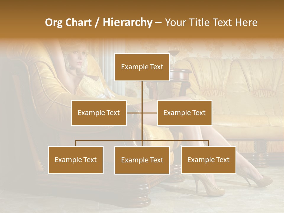 Naked Corselet Woman PowerPoint Template