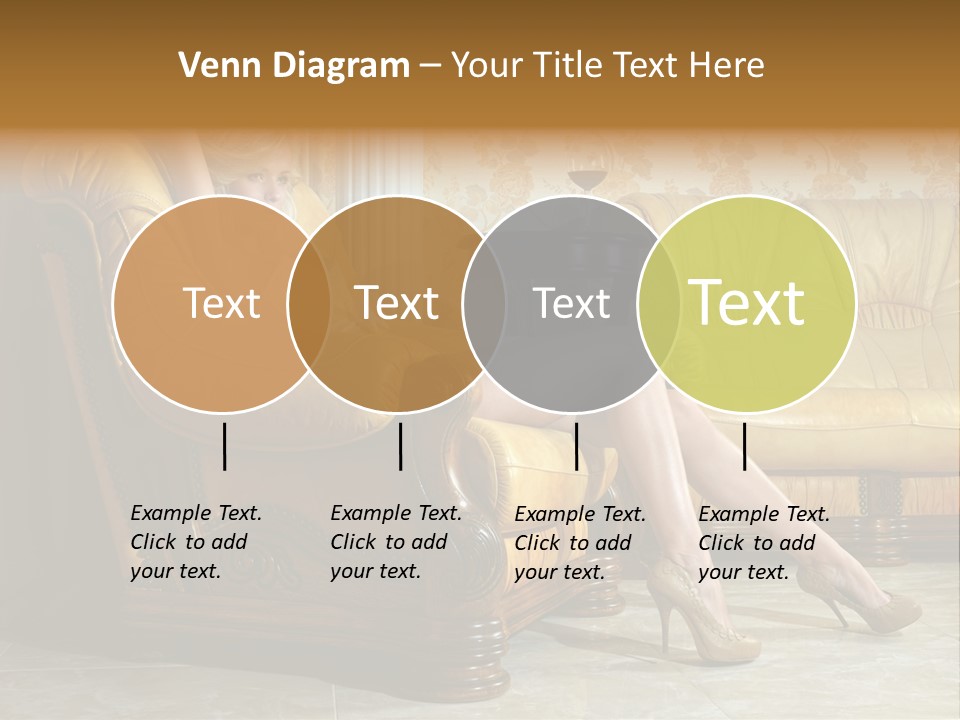 Naked Corselet Woman PowerPoint Template