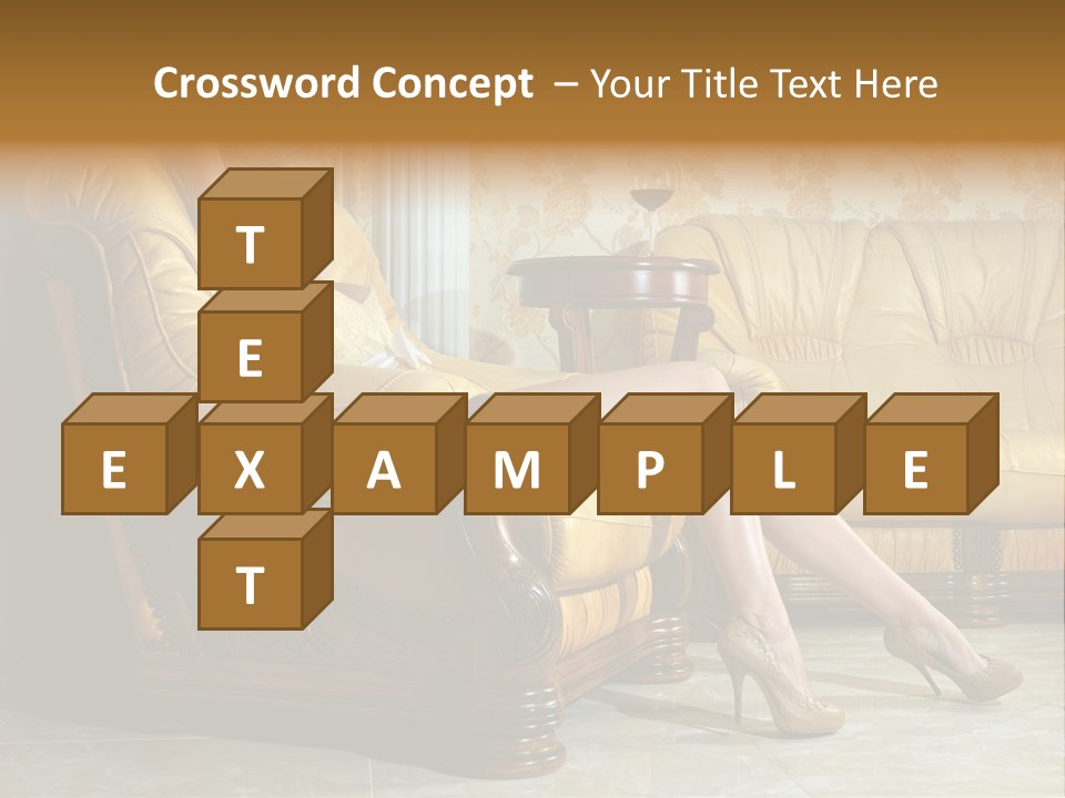 Naked Corselet Woman PowerPoint Template