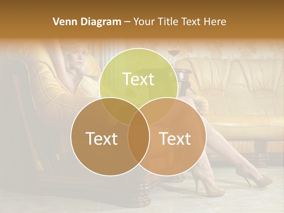 Naked Corselet Woman PowerPoint Template