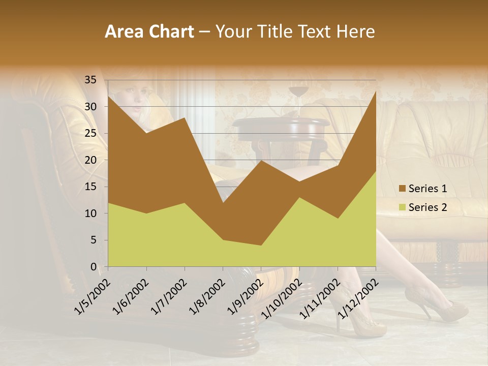 Naked Corselet Woman PowerPoint Template