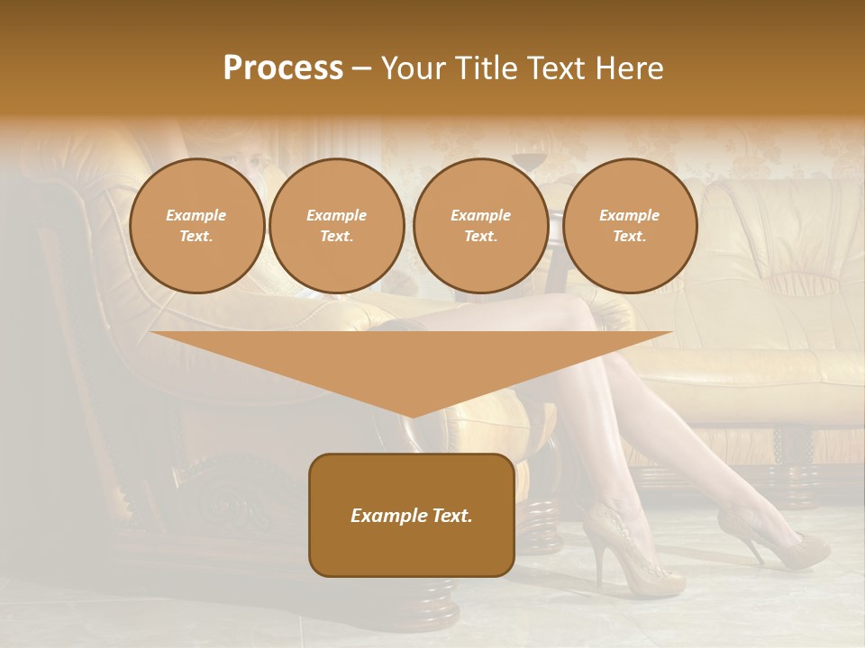 Naked Corselet Woman PowerPoint Template