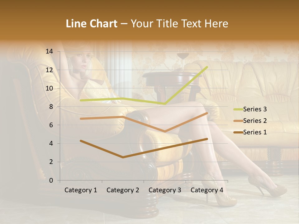 Naked Corselet Woman PowerPoint Template