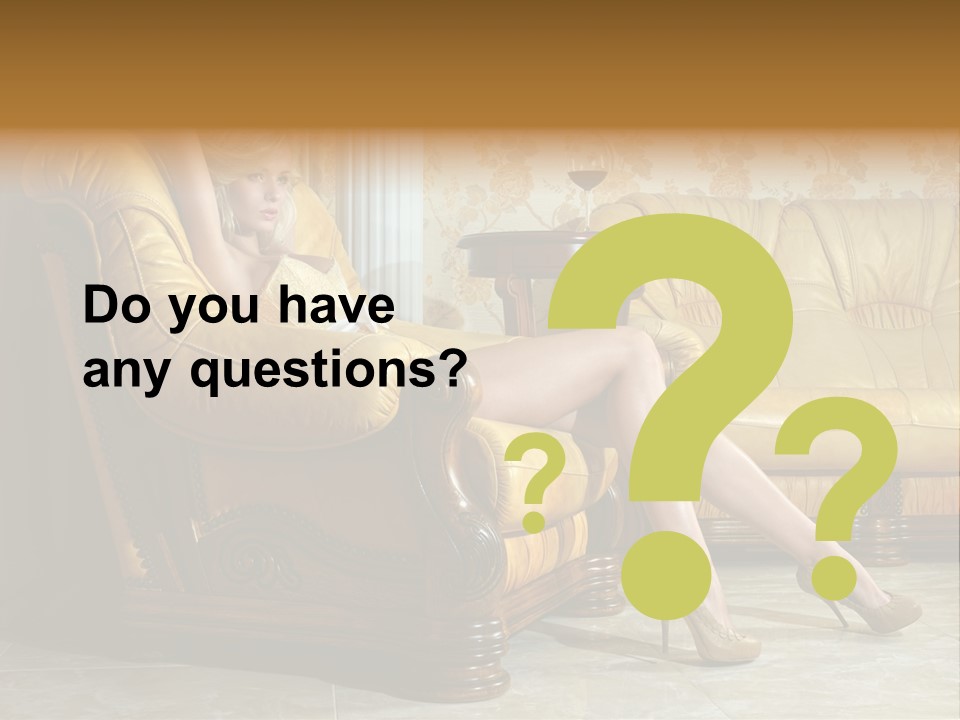 Naked Corselet Woman PowerPoint Template