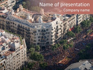 Mass Demonstration Political PowerPoint Template