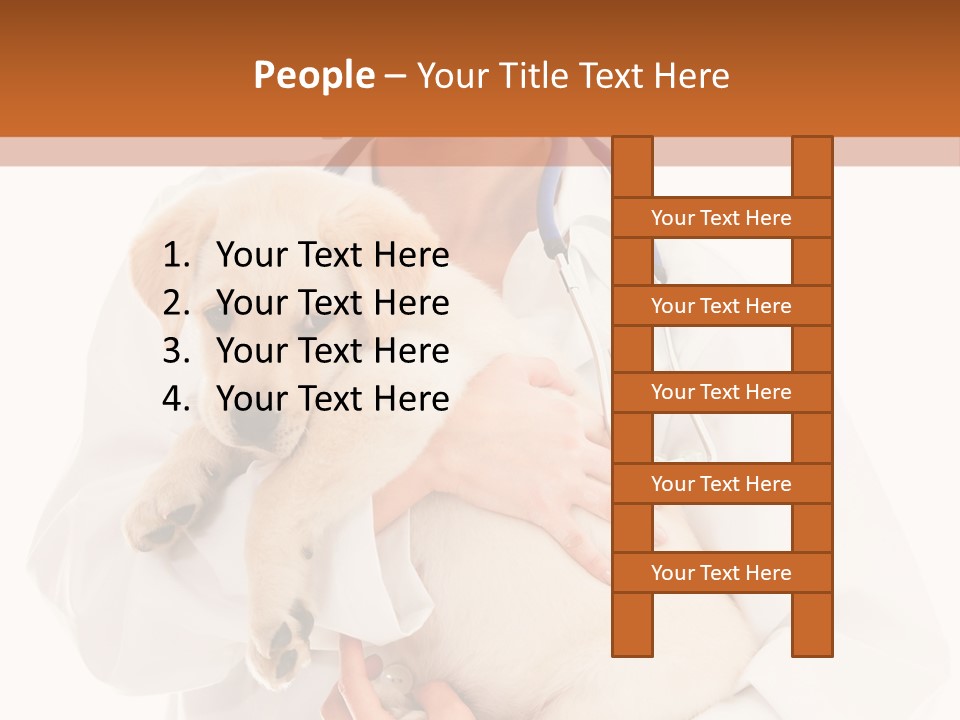 Studio Holding People PowerPoint Template