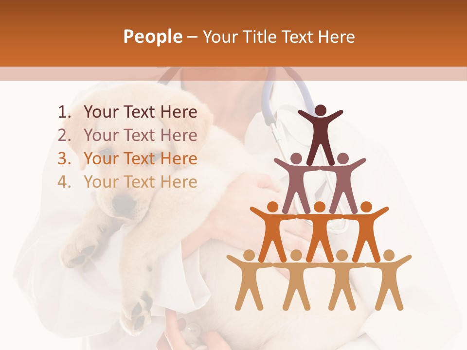 Studio Holding People PowerPoint Template