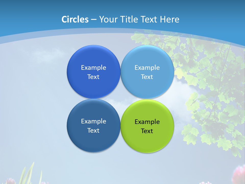 Sun Flower Lush PowerPoint Template