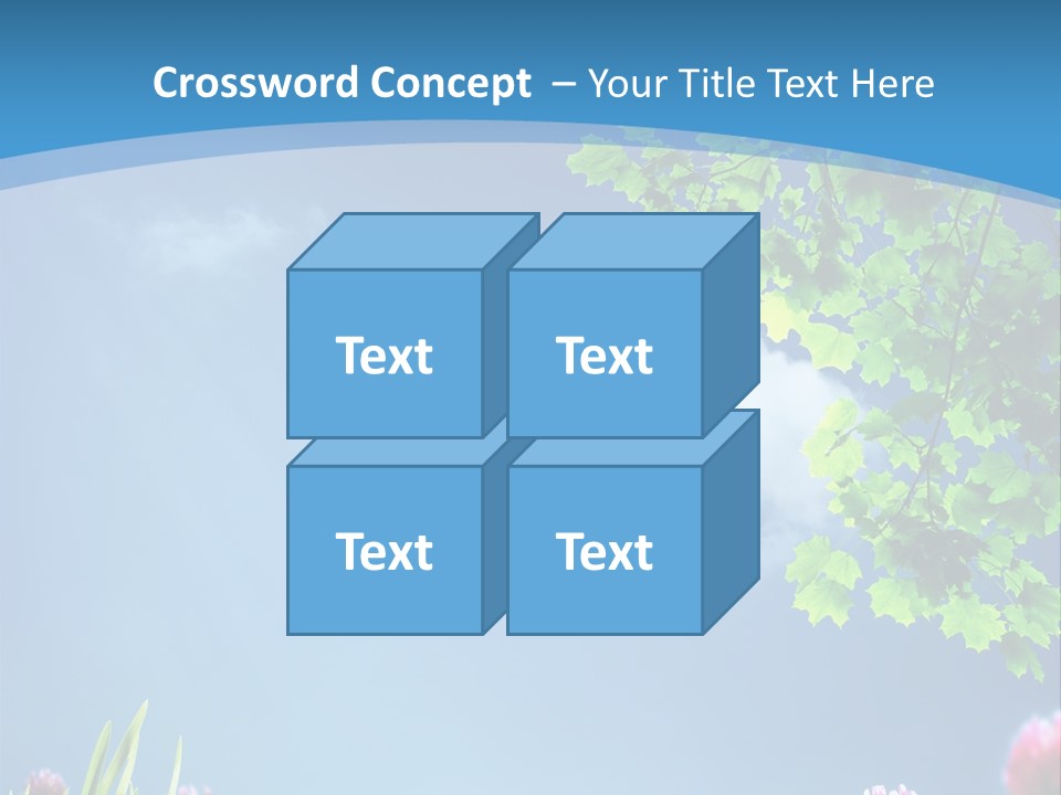Sun Flower Lush PowerPoint Template