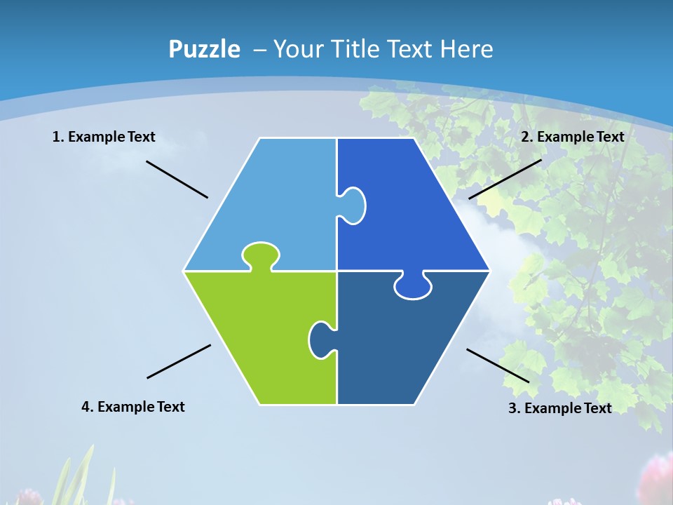 Sun Flower Lush PowerPoint Template