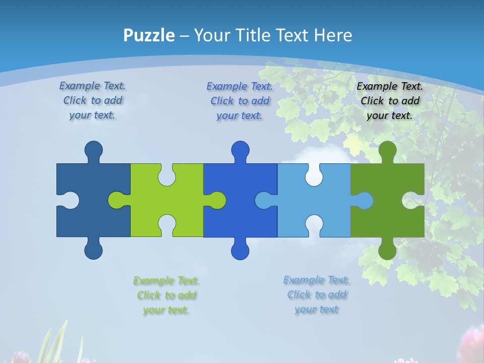 Sun Flower Lush PowerPoint Template