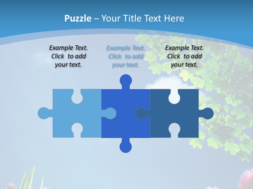 Sun Flower Lush PowerPoint Template