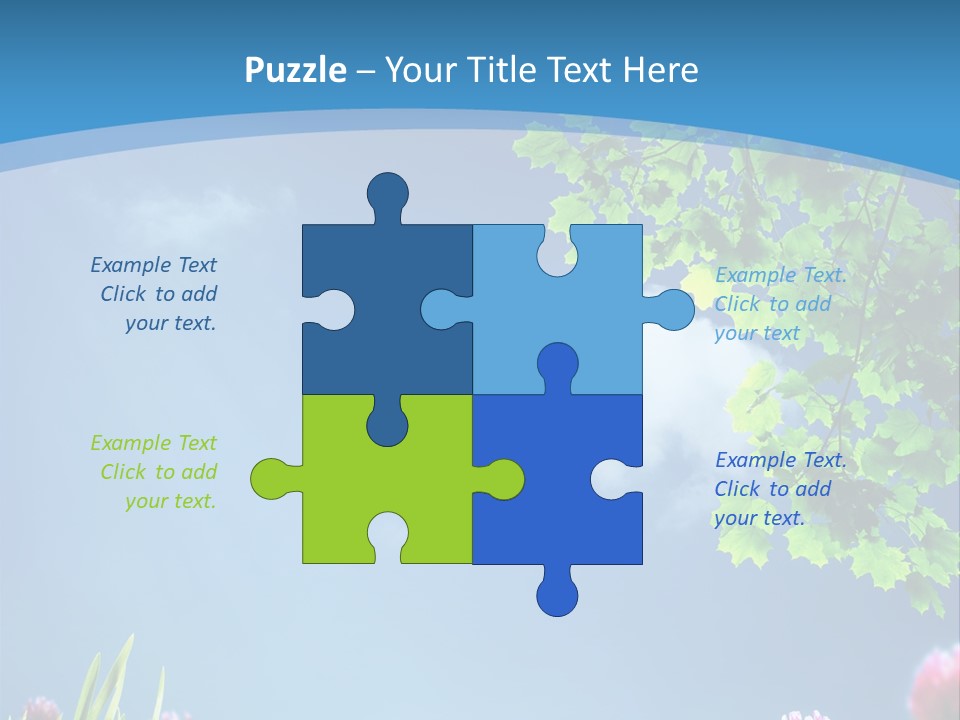 Sun Flower Lush PowerPoint Template