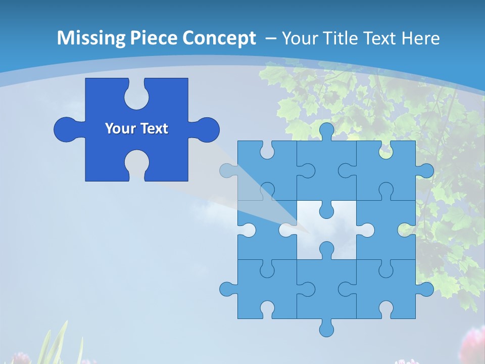 Sun Flower Lush PowerPoint Template