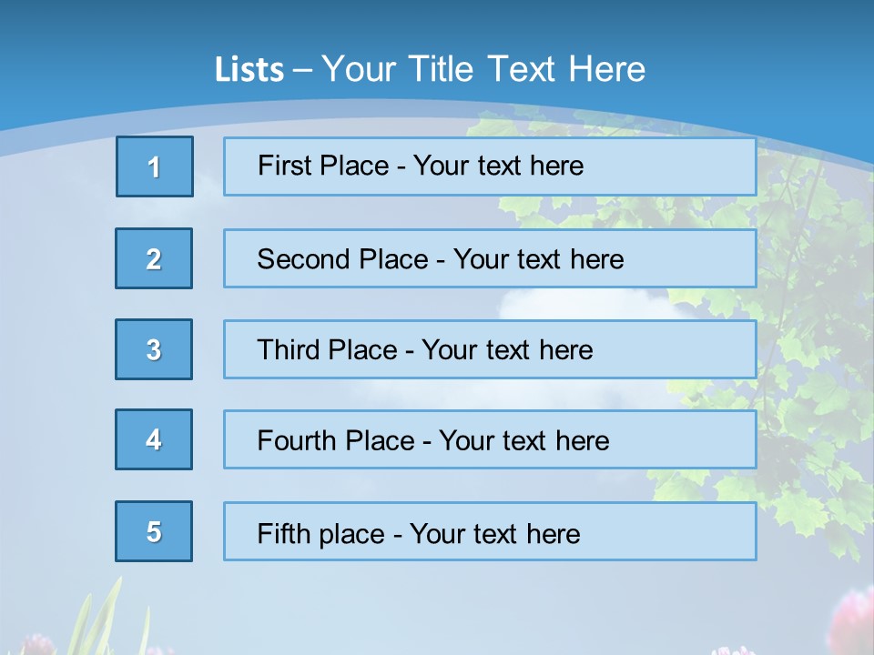 Sun Flower Lush PowerPoint Template