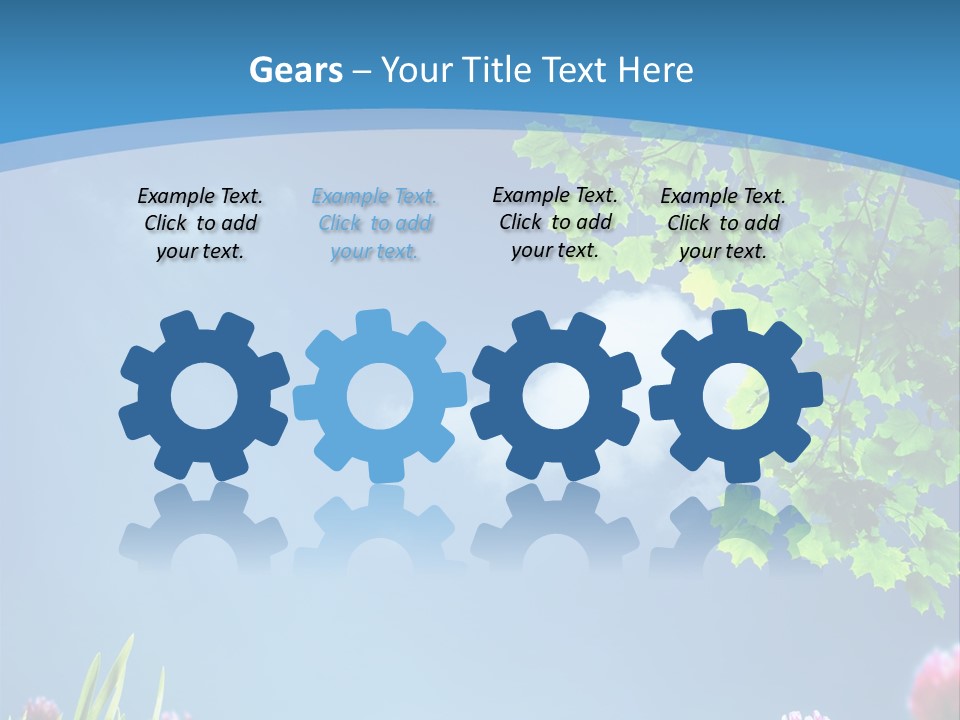 Sun Flower Lush PowerPoint Template