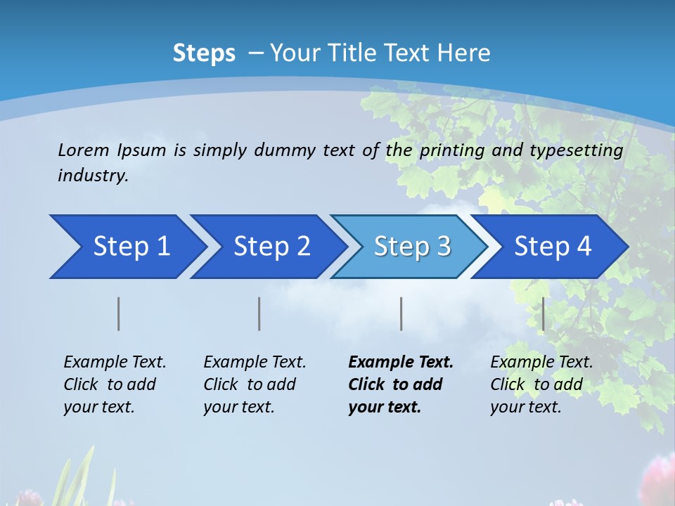 Sun Flower Lush PowerPoint Template